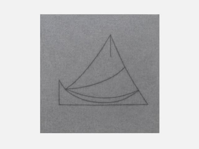 割れたガラス - 山を模す II