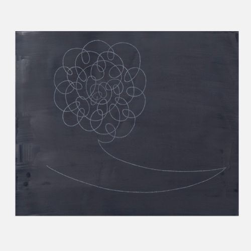 灰色の花